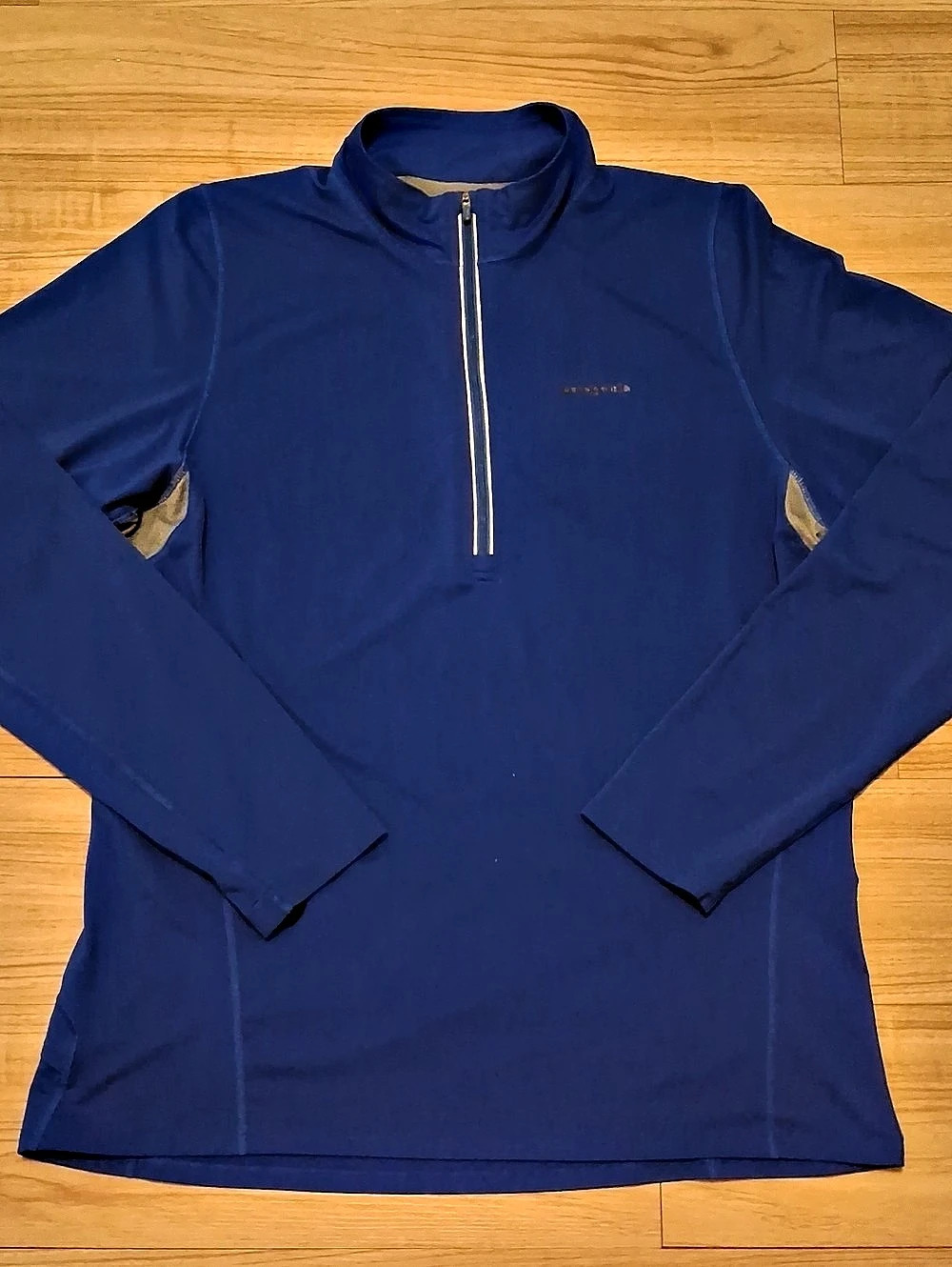 Patagonia All Weather Zip-Neck Blue Quarter-Zip Pullover
